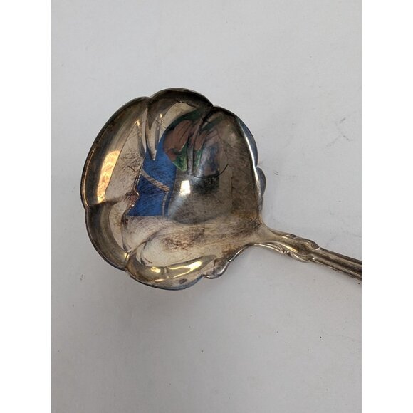 Vintage Oneida Beethoven Silverplate Flatware Ladle Serving 8" - Picture 3 of 7